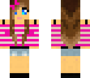 pink headphone girl