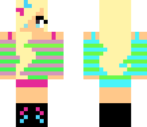 blue 'n pink chick