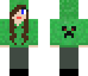 cool creeper hoodie girl number 2