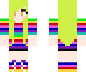 rainbow girl