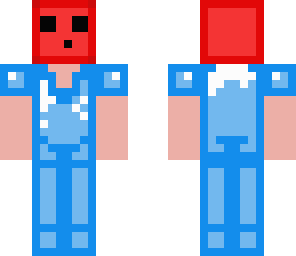 red slime in diamond armour