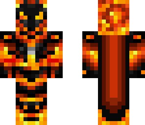 Blaze King Minecraft Skin