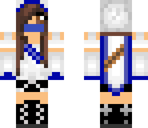 blue assasin girl