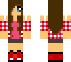 pink and red cute girl