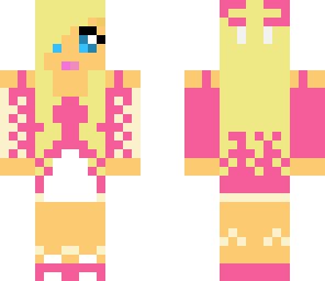 pink maid girl