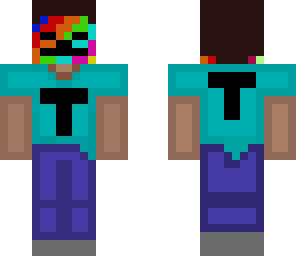 rainbow steve with t on shirt