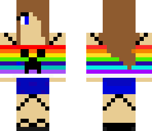 rainbow creeper girl