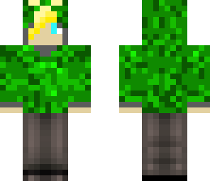 komitsu in a creeper hoodie