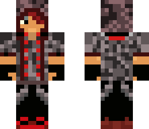 dark-red hoodie