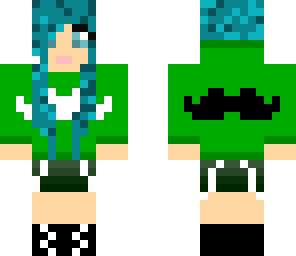 reupload mustache girl