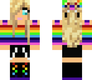 rainbow girl