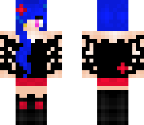blue haired human rarity