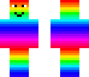 happy rainbow man