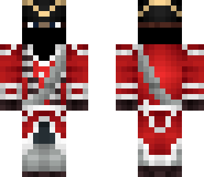 masked red coat