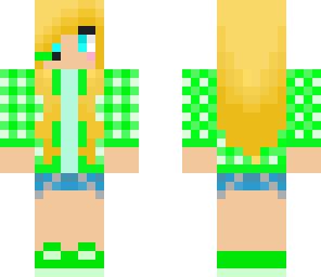 green gamer girl