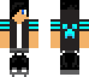 light blue and black guy