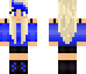 blue girl