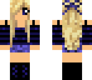 cool blue girl