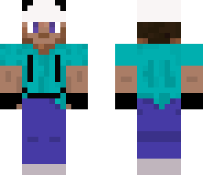 steve panda with gloves and different shoes
