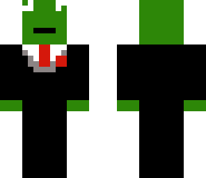 crazy kermit the frog with tux