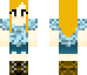 blue girl