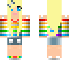 rainbow girl