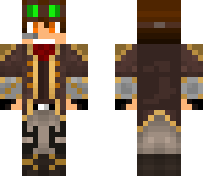 fancy steampunk outfit - green lens