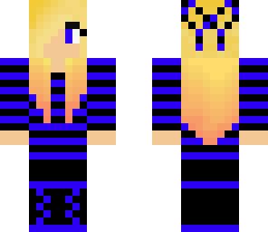 black n blue girl