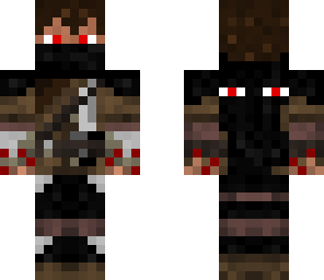 enderman hunter with blood on his hands
