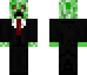 evil stealer creeper in a suit