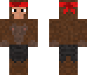 monkey with red band