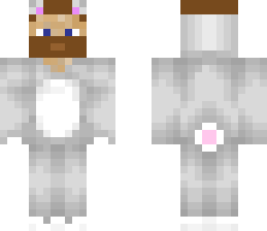 chuk noris with a *** bunnysuit