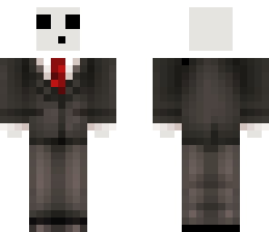 white slime in a tux