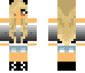 edited panda girl