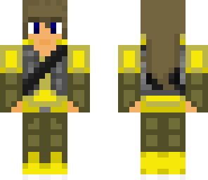 yellow parkour chick