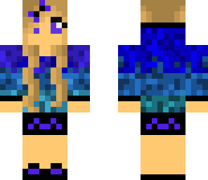 cute blue girl