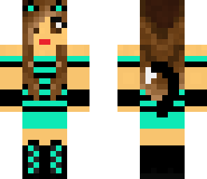 light blue cat girl