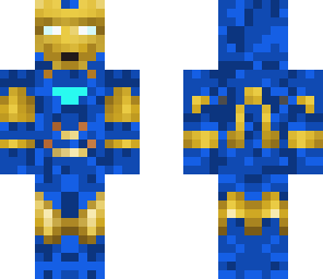blue iron man
