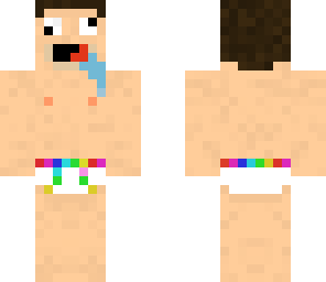 derp rainbow underwear man