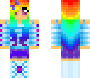 rainbow girl