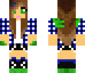 raidated ocean blue girl