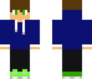 blue and green
