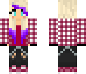 purple tip girl