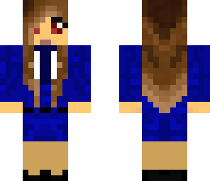 blue skirt suit