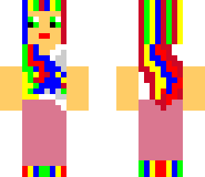 rainbow girl
