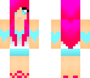 pink hair girl