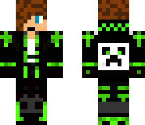 green jacket