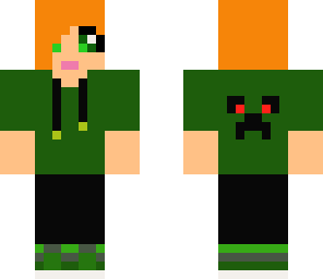orange haired girl