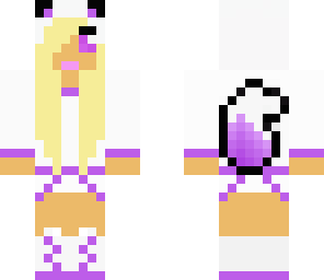 purple wolf girl