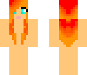 red-orange girl base